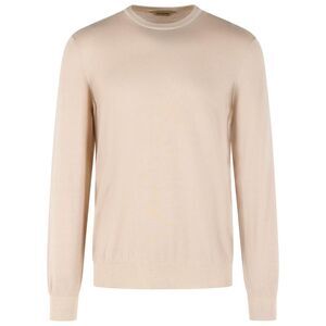 Gran Sasso Beige Cashmere Sweater Men